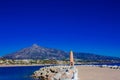 Lighthouse. Port of Puerto Banus.